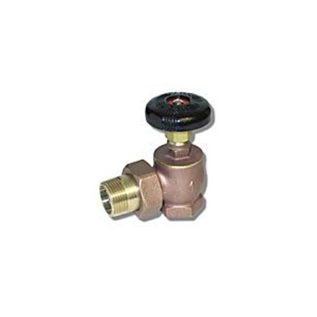 Matco Norca 1-1/4'' BRASS RAD ANGLE VALVE NOT FOR POTABLE WATER